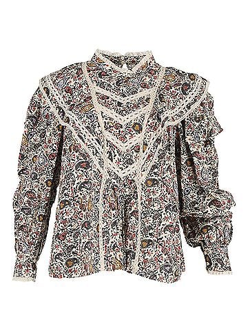 Isabel Marant Isabel Marant Paisley Print Reign Blouse in Multicolor Cotton (view 1)
