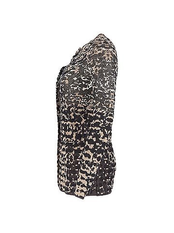 Missoni M Missoni Printed Cardigan in Black and Gold Cotton (view 2)