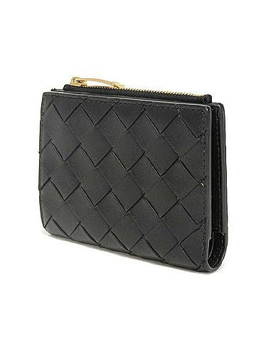 Bottega Veneta Bottega Veneta BOTTEGAVENETA Bi-fold Wallet Small Nappa RFID IC Unused Maxi Intrecciato Black 742330 VCPP3 8425 Men's Women's (view 2)