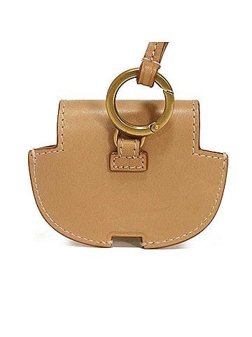 Yves Saint Laurent Yves Saint Laurent Saint Laurent Paris Kaia Keychain/AirPods Case/Strap Cassandra Natural Leather Beige YSL 710891 BWR6W 2725 (Men's/Women's) (view 2)