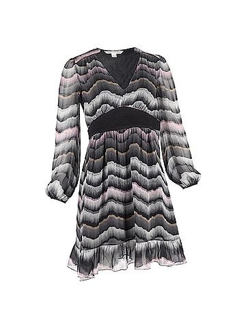 Diane von Furstenberg Di­ane von Fursten­berg Liz­beth Printed Dress in Multicolor Silk (view 1)
