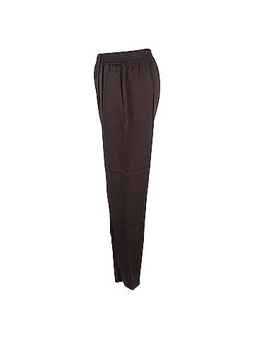 Haider Ackermann  Haider Ackermann Drawstring Wide-Leg Trousers in Brown Cotton (view 2)