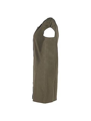 Diane von Furstenberg Diane Von Furstenberg Luisa Mini Dress in Olive Green Nylon (view 2)