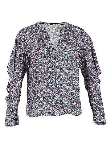Jason Wu Jason Wu V-Neck Blouse in Floral Print Viscose (view 1)
