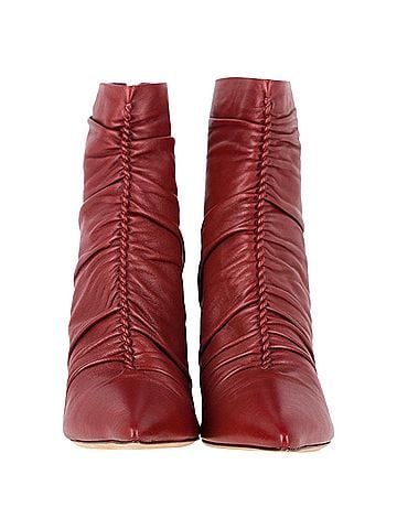 Alexandre Birman Alexandre Birman Susanna Ankle Boots in Red Leather (view 2)