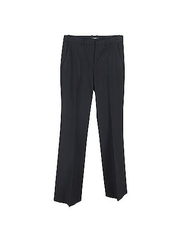 Theory  Theory Wide-Leg Trousers in Black wool (view 1)