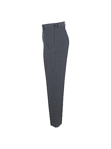 Maison Margiela  Maison Margiela Slim-Fit Cropped Trousers in Grey Polyester  (view 2)