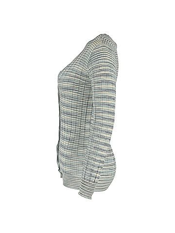 Missoni M Missoni Knitted Buttoned Cardigan in Multicolor Cotton (view 2)