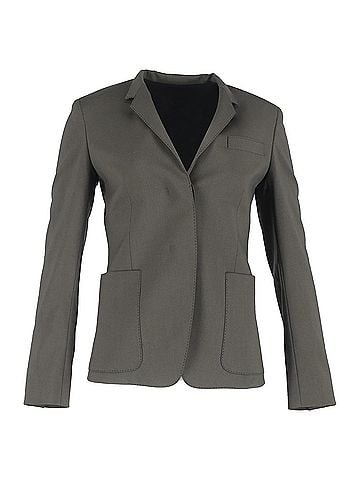 Theory Theory Blazer in Khaki Wool (view 1)