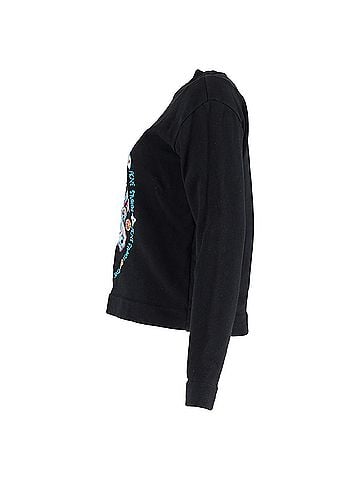 Acne  Acne Studios Oslavi Sweater in Black Cotton (view 2)