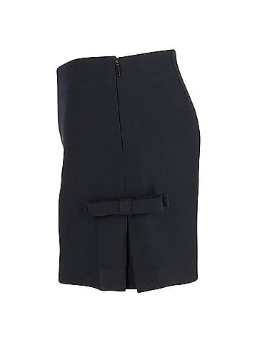 Fendi Fendi Bow Detail Shorts in Black Wool (view 2)