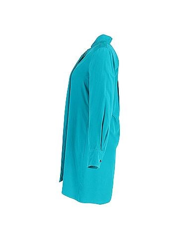 Chloé Chloé TIe Neck Blouse in Turquoise Silk (view 2)