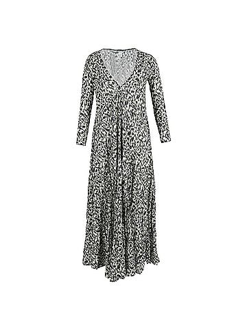 Zimmermann  Zimmermann Printed Maxi Dress in Black and White Silk (view 1)