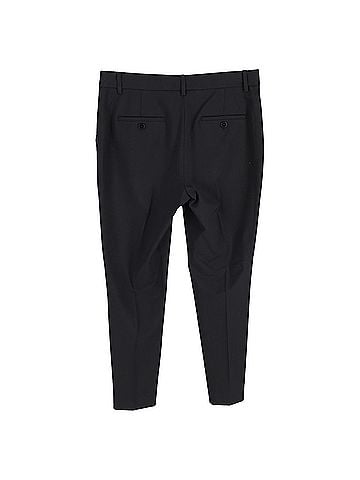 Theory  Theory Straight-Leg Trousers in Black Linen (view 2)