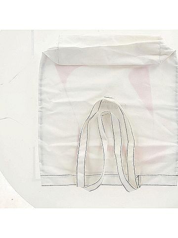Isabel Marant Étoile Isabel Marant Printed Tote in White Canvas (view 2)