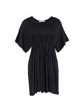 Stella McCartney  Stella Mccartney Tie Waist Mini Dress in Black Cotton (view 1)