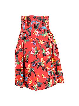 Philosophy Di Lorenzo Serafini Philosophy di Lorenzo Serafini Printed Skirt in Red Cotton (view 2)