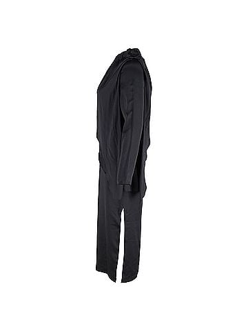 Dodo Bar Or Dodo Bar Or Midi Dress in Black Silk (view 2)