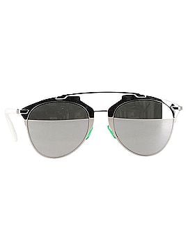 Christian Dior Dior Reflected Aviator Sunglasses in Silver Metal (view 1)