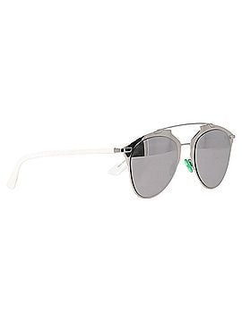 Christian Dior Dior Reflected Aviator Sunglasses in Silver Metal (view 2)