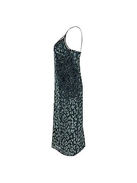 HUGO BOSS Hugo Boss Dudania Devoré Slip Dress in Green Velvet (view 2)
