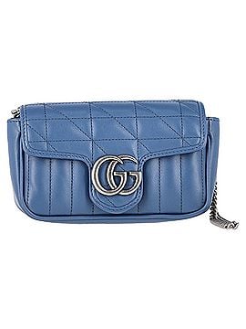 Gucci Gucci Super Mini Aria Marmont Matelasse Shoulder Bag (view 1)