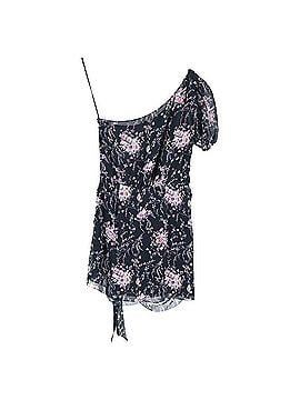 LoveShackFancy LoveShackFancy Mini Dress in Floral Print Silk (view 2)