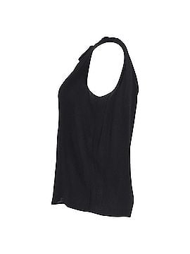 Miu Miu  Miu Miu Embellished Sleeveless Blouse in Black Silk (view 2)
