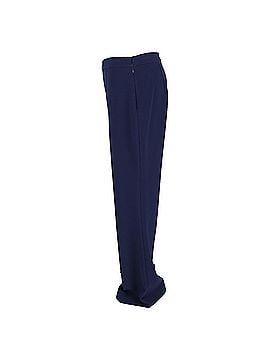Diane von Furstenberg  Diane Von Furstenberg Flared Trousers in Navy Blue Viscose (view 2)