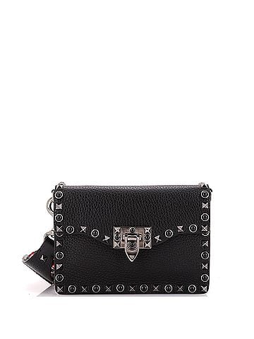 Valentino Rockstud Flip Lock Flap Small (view 1)