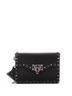 Valentino Black Rockstud Flip Lock Flap Small One size - photo 1