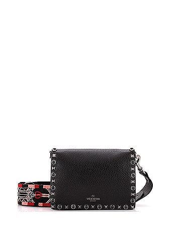 Valentino Rockstud Flip Lock Flap Small (view 2)