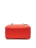 Dior Red Medium Lady Dior Zip  One size - photo 9