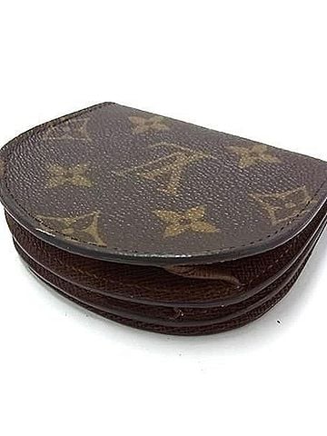 Louis Vuitton LOUIS VUITTON Louis Vuitton Wallet/Coin Case Monogram Portemonnaie Guze M61970 Brown Leather Men's Women's (view 2)
