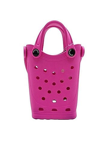 Balenciaga BALENCIAGA Balenciaga Shoulder Bag Phone Holder Crocs Collaboration 702264 Pink Rubber Women's (view 1)