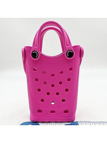 Balenciaga BALENCIAGA Balenciaga Shoulder Bag Phone Holder Crocs Collaboration 702264 Pink Rubber Women's (view 2)