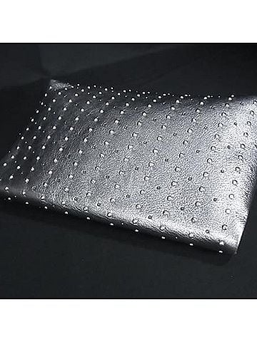 Jimmy Choo JIMMY CHOO Clutch Bag, Silver Leather, Women's, Studded, Bi-fold Bag (view 2)