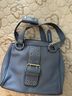 Relativity 100% Leather Blue Leather Shoulder Bag One size - photo 3