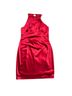 Eliza J 97% Polyester 3% Spandex 100% Polyester Red Gold Cocktail Dress Size 14 - photo 1
