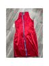 Eliza J 97% Polyester 3% Spandex 100% Polyester Red Gold Cocktail Dress Size 14 - photo 7
