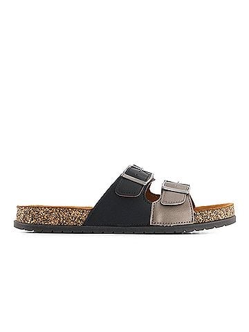 Andrea Women's Double Strap Footbed Sandals (view 1)