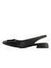 Andrea Black Women's Elastic Slingback Flats Size 5 - photo 3