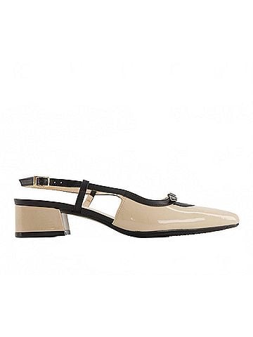 Andrea Women's Slingback Pointed Toe Low Heel Pumps (view 1)