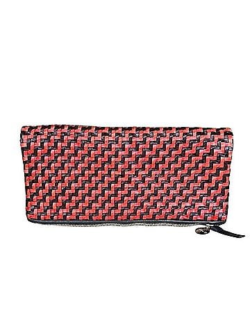Clare V. Handwoven Leather Flat Clutch Clutch (view 1)