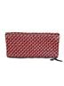 Clare V. 100% Leather Chevron-herringbone Red Black Clutch One size - photo 1
