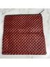Clare V. 100% Leather Chevron-herringbone Red Black Clutch One size - photo 3