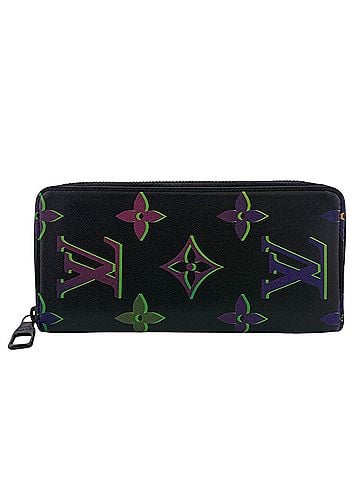 Louis Vuitton LOUIS VUITTON M82368 Zippy Wallet Vertical Round Zipper Monogram Spotlight Pattern Long Black (view 1)