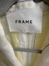 FRAME 100% Linen Stripes Yellow White Blazer Size S - photo 3