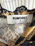 RUMORED Animal Print Brown Black Sleeveless Top Size S - photo 3