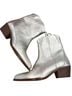 Free People 100% Leather Silver Ankle Boots Size EU 38 1/2 - photo 1